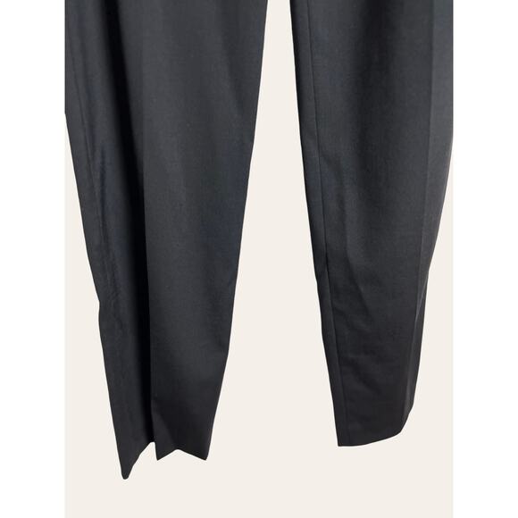 Milly Sevilla Black High Waist Belted Tie Waist Trouser Pants Size 4 - Picture 6 of 11